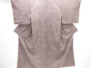 更紗模様手織り紬着物